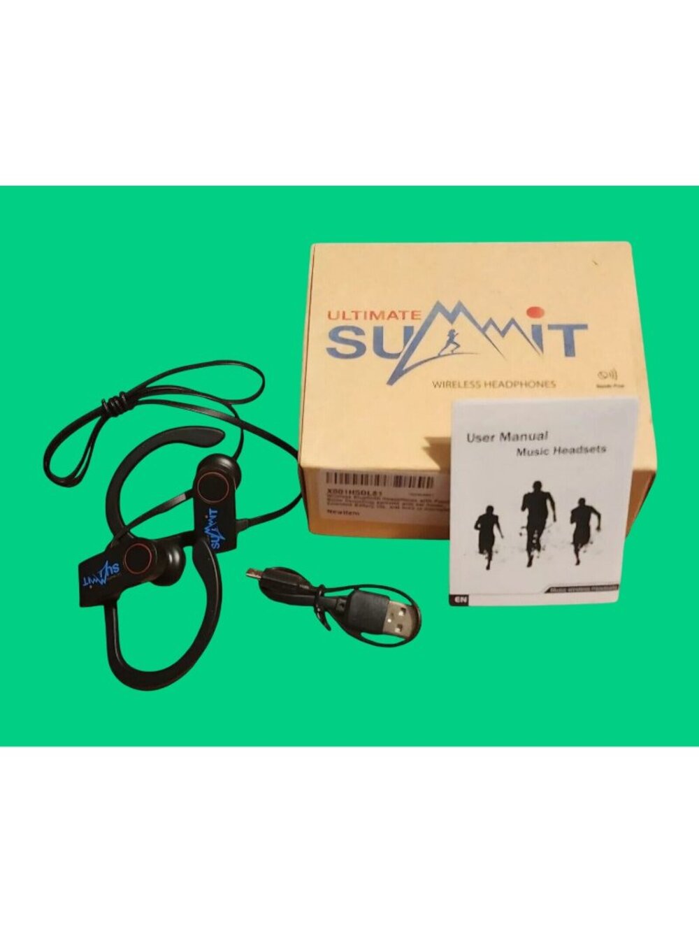 5 Pack Lot Summit Wireless Bluetooth Over Ear Earbuds Great Stocking Stuffer